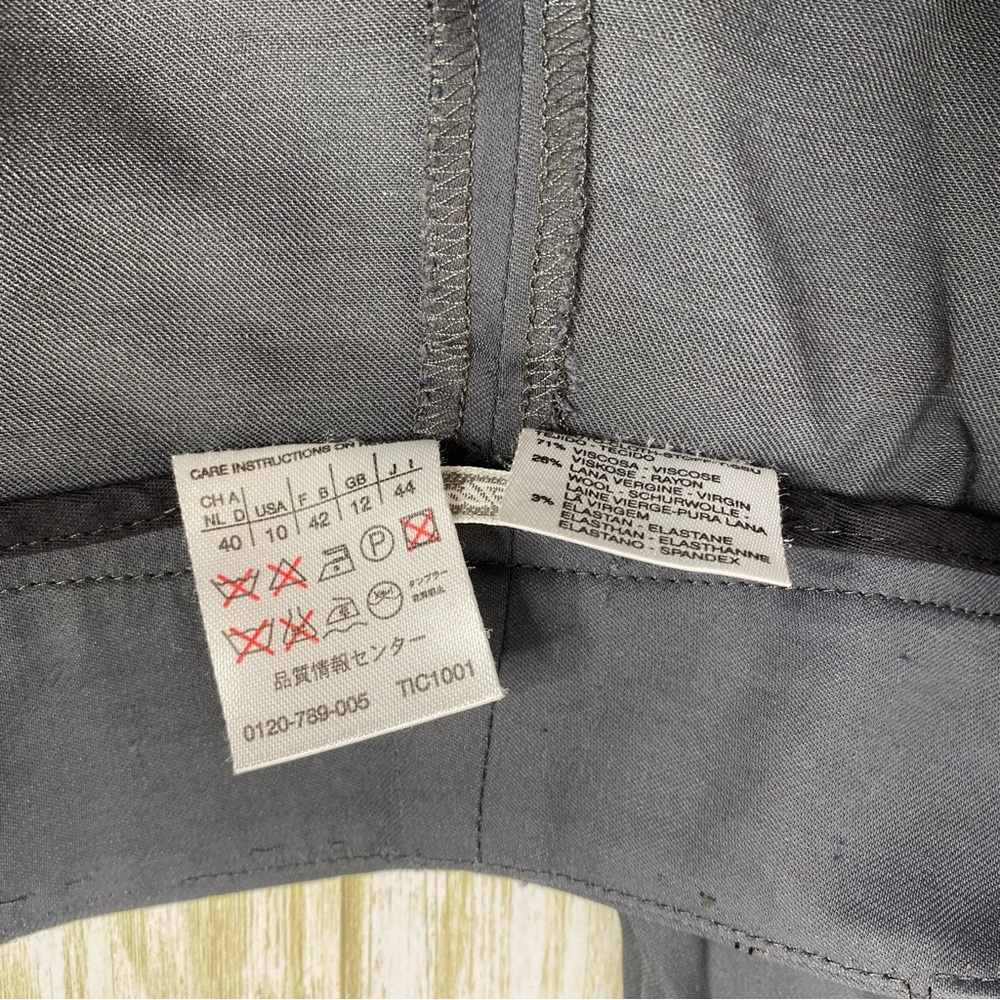 Maxmara Gray Wool Blend Trouser Pants - image 4